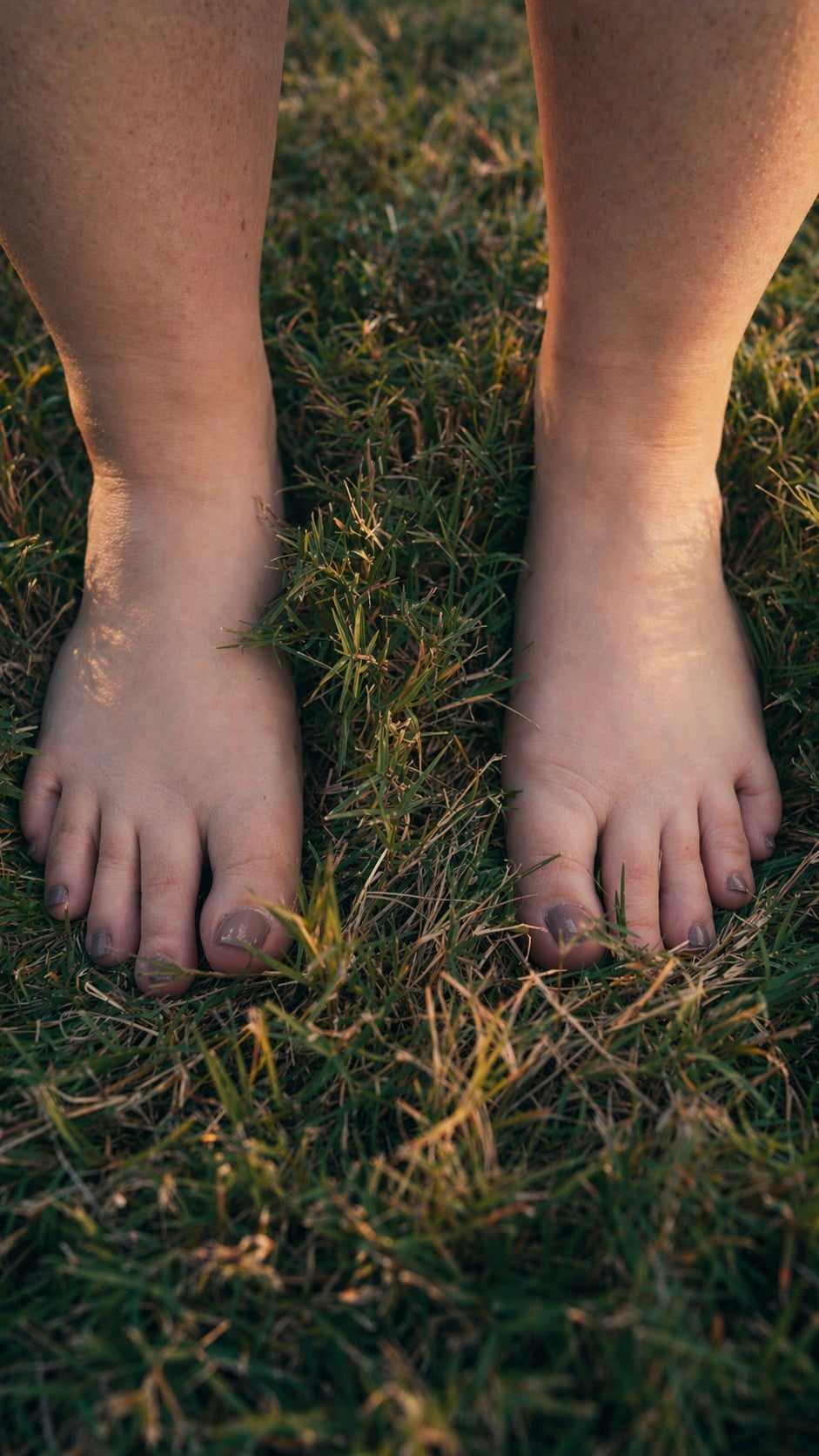 In the Grass — Barefoot Bunny outdoor foot photography