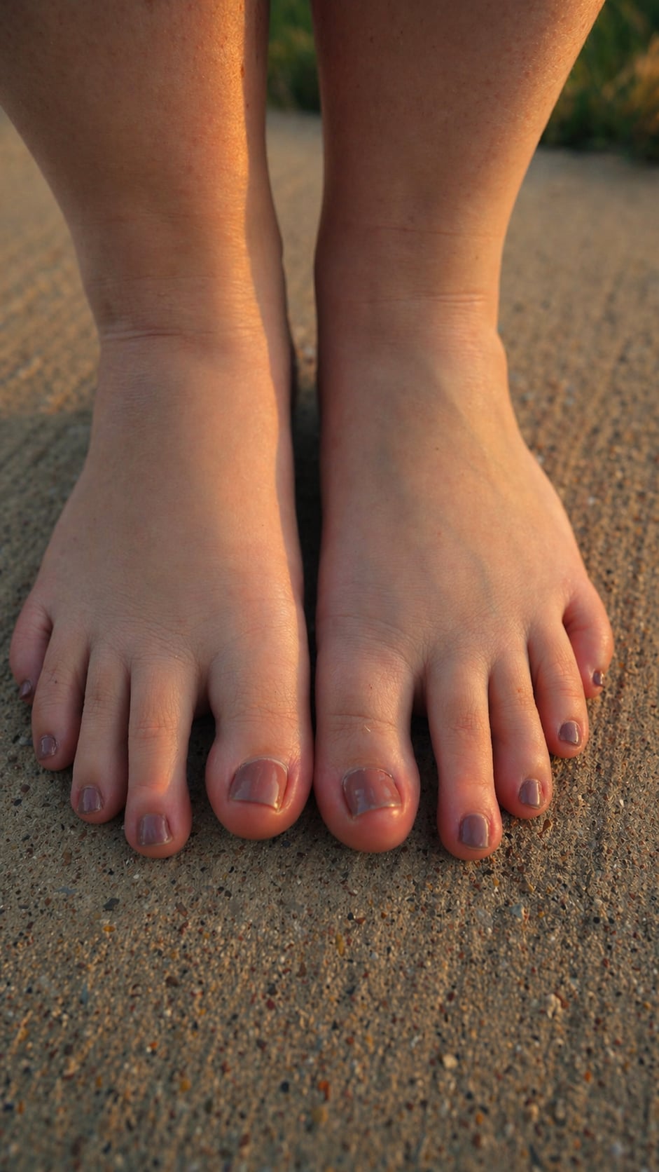 Long toes detail — Barefoot Bunny, Dallas foot model